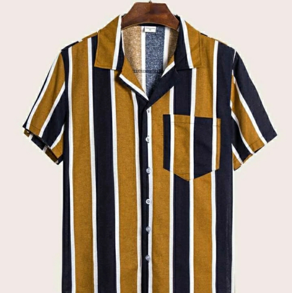 Collared button-up shirt